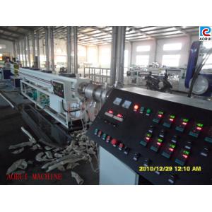 PVC Conduit Pipe Plastic Extrusion Machinery Conical Twin Screw Extruder