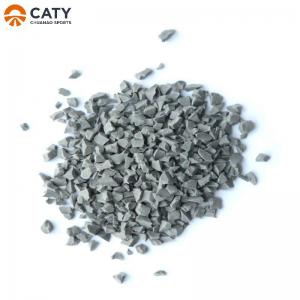 China Durable Gray Wet Pour Rubber Mulch , Shock Resistant EPDM Rubber Particles supplier