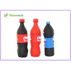 China Pepsi bottles PVC Customized USB Flash Drive / gift Personalised Usb Memory Stick supplier