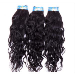 China Natural Black Brazilian Curly Weave Hair No Shedding No Damage supplier