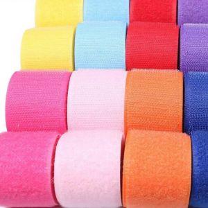 China 25m Sewable Hook And Loop Heat Resistance Customizable For Clothes And Shoes wholesale