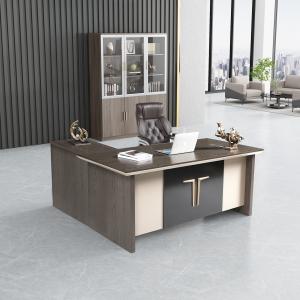 China Luxury Executive Office Desk With Drawers Furniture Wooden 160cm×80cm×76cm supplier