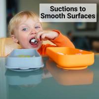 China Leakproof Durable Suction Plates And Bowls , Harmless Silicone Baby Bowls Suction on sale