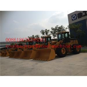 Yellow High Carbon Steel Small Wheel Loader Dumping Height 3100mm