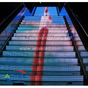 China P5 P4 P6 P8 RGB led video stair display/indoor led stair screen Arise Technology Co., Ltd supplier