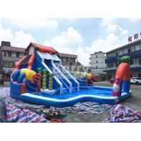 China House Shaped Slide Portable Inflatable Water Park Aquapark inflatable water amusement park For Outdoor Ground on sale