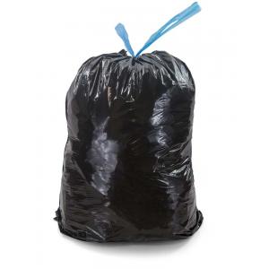 HDPE Material Drawstring Garbage Bags 10 Gallon Environmentally Friendly