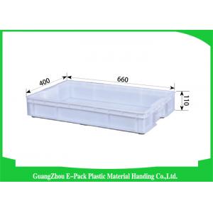 Reusable Large Plastic Storage Containers , Standard Stackable Plastic Storage Bins