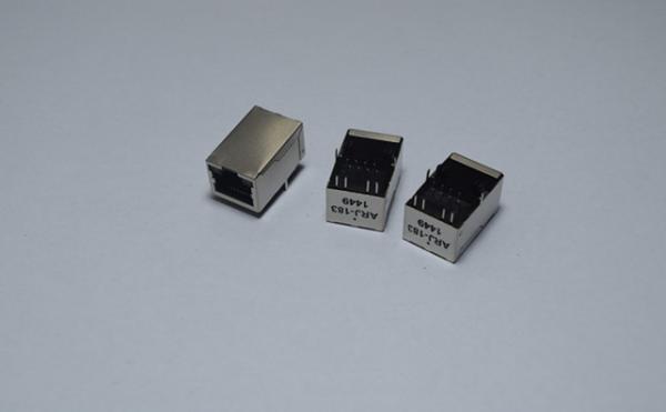 90 degrés RJ45 Jack magnétique, prise femelle 10/100M du connecteur 8P8C rj45