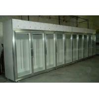 Glass Sliding Door Commercial Beer Coolers 0 - 10 Degree Fan Cooling For Shop