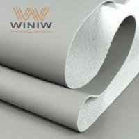 China Microfiber Nappa Faux Grain Leather Nylon Polyurethane For Sofa Upholstery on sale