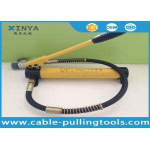 China CP-180 接続のひだが付く頭部のための軽量油圧ハンド ポンプ手動ポンプ 70MPa supplier
