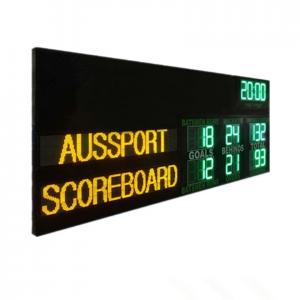 China Australia AFL Electronic Scoreboard With Led Name 1200MM X 3000MM X 100MM supplier
