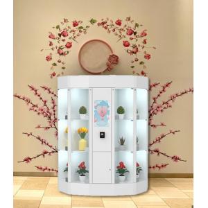 China 22'' LCD Touch Screen Flower Vending Locker With LED Illuminating supplier