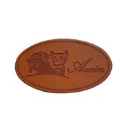China Embossed Leather Label Patch Private Leather Labels For Handbags Sofa on sale
