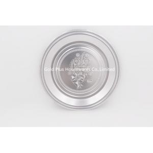 30cm Factory supply cheap price round tray high quality stainless steel food serving tray