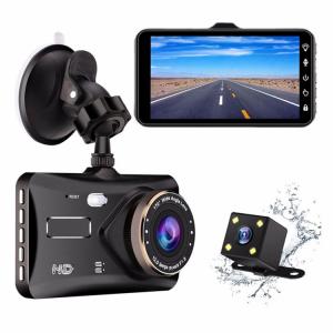 Smart IPS WDR Car Mirror Camera DVR Auto Dashcam Front And Rear