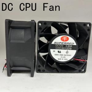 AWG26 Lead Wire DC CPU Fan 80x80x25mm CPU Cooling Fan For Industrial Applications