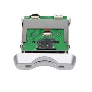 Metal Bezel Smart Hybrid Card Reader RFID Manual Insertion RS232 Interface