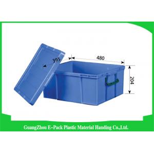 China Logistics Virgin PP Stackable Plastic Containers , Standard Industrial Storage Bins wholesale