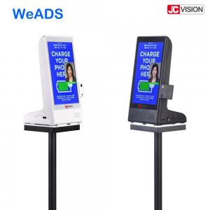 China WiFi LCD Touch Screen Table Top Digital Signage With Temperature Detecting supplier
