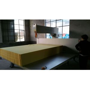 China PLC Control Automatic Foam Cutting Machine Vertical Foam Cutter Machine wholesale