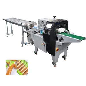 China Dry Fruit Automatic Flow Wrapping Machine Bafu Cake Cookies Biscuit Packing Machine supplier