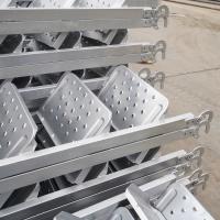 China Aluminium Scaffold Scaffolding Stair Ladder 2.4m/3m/3.6m/4.2m/4.8m/6m Scaffolding Straight Step Aluminium Single Ladder on sale