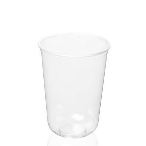 China 500ml Tumbler 16 Oz Clear Plastic Cups With Dome Lids Disposable supplier