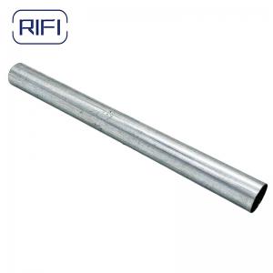 Hot Dipped Galvanized EMT Conduit Pipe 1 / 2 Inch Carbon Steel
