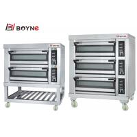 China Electric Oven With Computer Controlled Three Layer Six Trays use in bakery shop/ bakery institution on sale