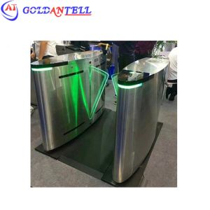 China CE Approved Bi-Directional Steel Gate Turnstile with Smart Card RFID Interface and IP54 Protection wholesale