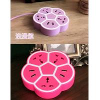 Sakura Universal Travel Power Strip 3 Outlets 4 USB Port Charger surge protector