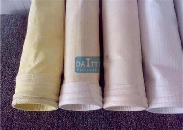Fiberglass Mix PPS Industrial Filter Bags Carefully Fabricated Ensuring Dust