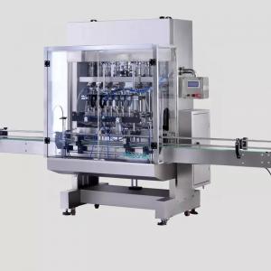 Multiple Nozzles Beverage Filling Machine , Commodity Automatic Filling Line