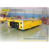 30 Ton Yellow Electric Trailer Trolley / Rail Transfer Cart Storage Battery