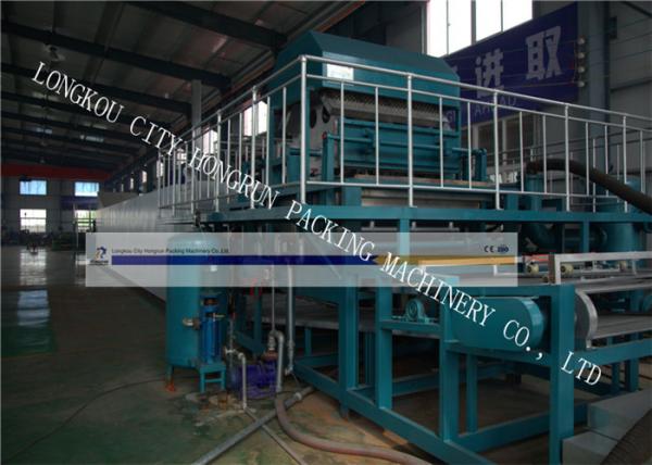 High Automation Egg Carton Making Machine For Egg Tray / Fruit Tray / Wine Tray