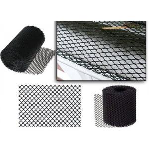 China Aluminum 2mm X 6mm Mesh Gutter Guards For Increasing Gutter Life Black Color supplier