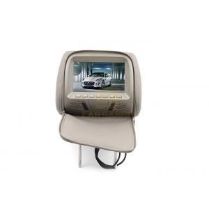 7inch Plastic Car Headrest DVD Car Monitor Player With Grey Zipper
