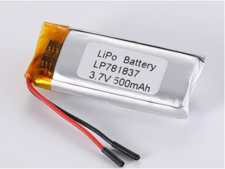 Customer Requirements 3.7V 500mah LiPo Battery Pack with High Capacity and Cell Lithium Polymer Battery Anode Material Other