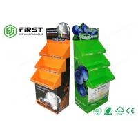 China Custom Retail Cardboard Floor Stands Recyclable Paperboard Corrugated Floor Display on sale