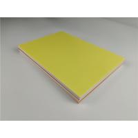 China Smooth Surface PS Foam Board Yellow Color Light Weight 60×45cm on sale