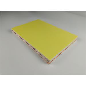 Smooth Surface PS Foam Board Yellow Color Light Weight 60×45cm