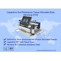 China 3台EDの処置のための1台のスマートなTecarの痛みの軽減の物理療法Emsの衝撃波機械に付き for sale