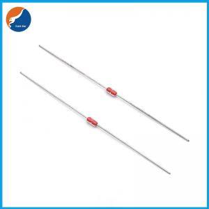 Temperature Compensation Axial Lead MF58 Glass Coated Resistance 100K ohm Thermistor NTC Type Glass Thermistor