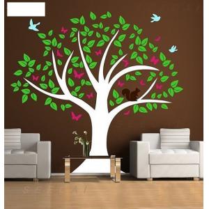 China Nontoxic Novelty Funky Personalised Wall Flower Stickers G081 supplier