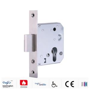 China MLC103-55 Mortice Door Lock Double Throw Deadbolt In Solid Stainless Steel supplier