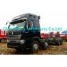 SINOTRUK HOWO 8x4 Heavy Cargo Trucks / Diesel Box Stake Truck , STRONGEST