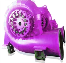 Low Speed Rotation Hydro Turbine Runner With Adjustable Blade Type Within Polishing