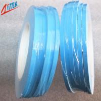 China 1.2 W / mK High Performance blue double sided tape Thermal Conductive Adhesive For Led Fluorescent Lamp 50 Shore A on sale